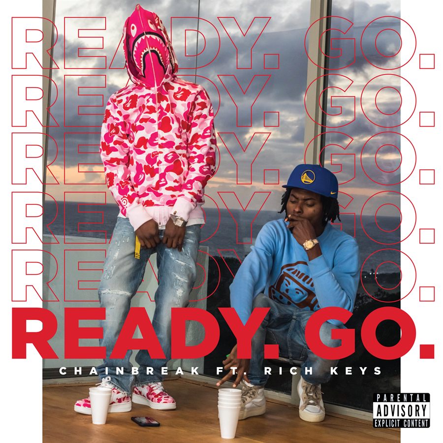 Ready. Go. by Chainbreak featuring Rich Keys: single cover.