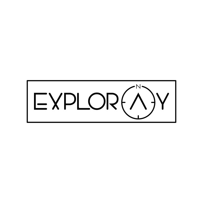 Exploray wordmark.
