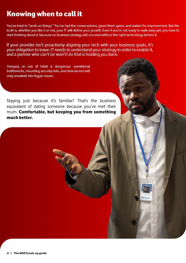 The MSP Break-up Guide ebook: page 4.