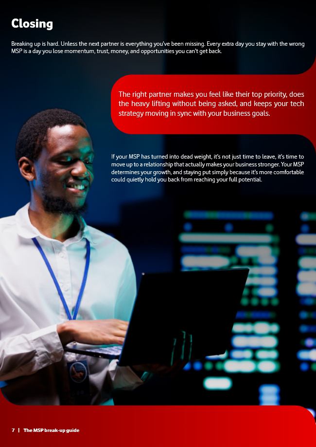 The MSP Break-up Guide ebook: page 7.